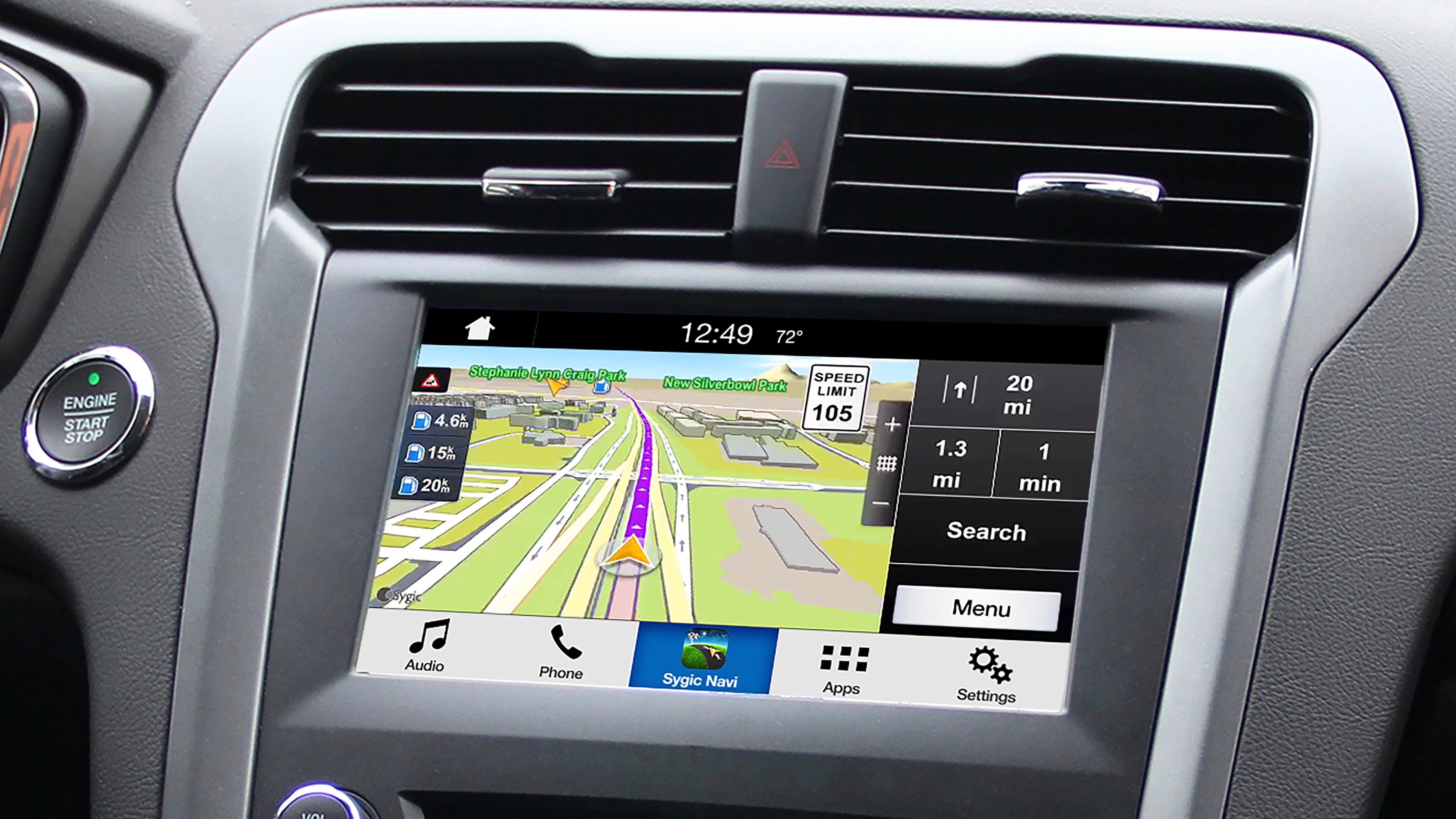 Ford Sync Navigation Map